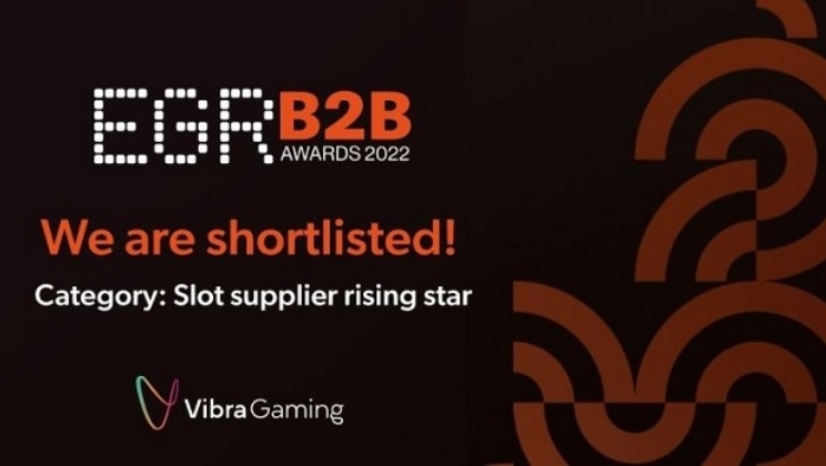 Vibra Gaming é finalista de 'Slot Supplier Rising Star' no EGR B2B Awards