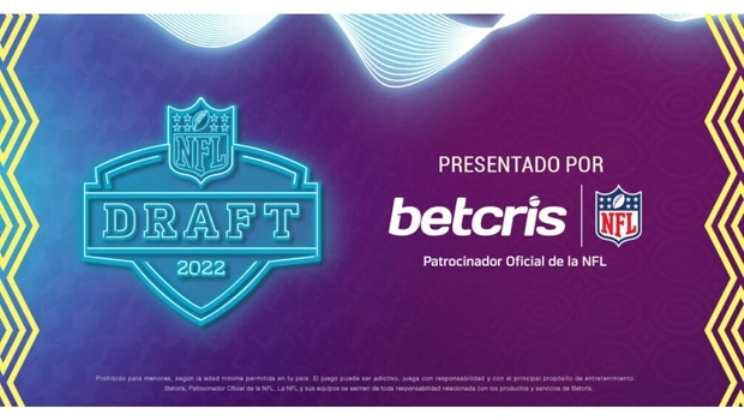 Betcris apresenta conteúdo digital do NFL Draft pelo segundo ano consecutivo