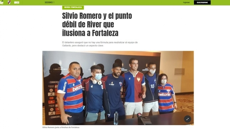 Betcris leva cinco torcedores do Fortaleza para jogo histórico contra River Plate