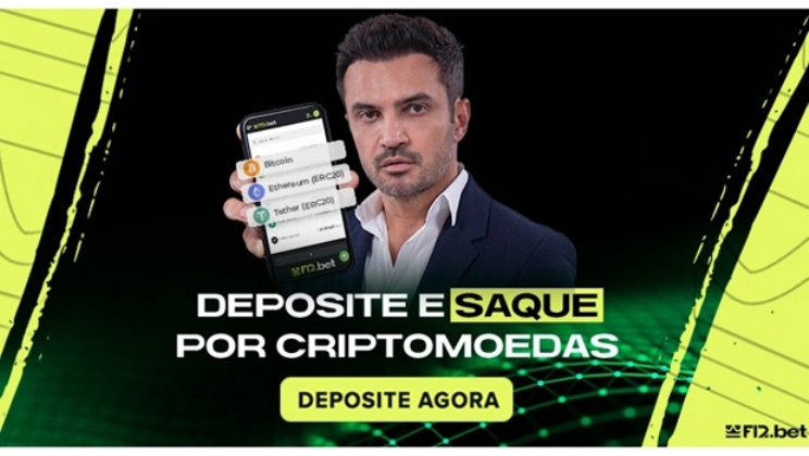 F12.Bet passa a oferecer saque e depósito em criptomoedas