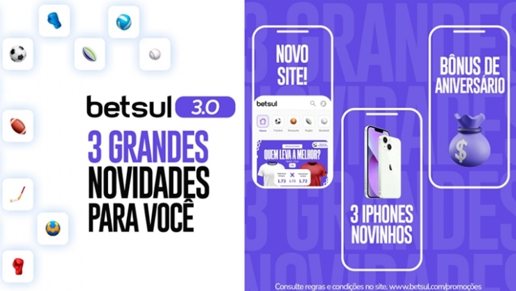 Betsul lança novo site e ações especiais em comemoração aos três anos da marca