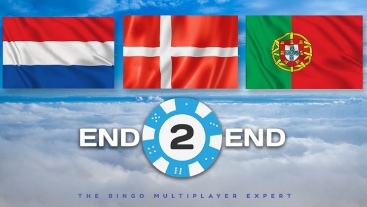 End 2 End certificou sua plataforma de bingo para os mercados da Holanda, Portugal e Dinamarca