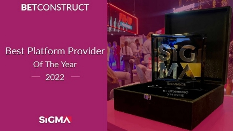 BetConstruct é reconhecida como “Platform Provider of the Year” no SiGMA Balkans & CIS