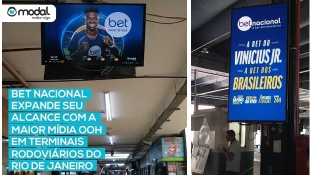 Betnacional reinforces brand exposure with presence in Rio de Janeiro bus terminals