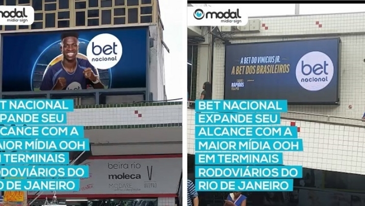 Betnacional inova e reforça presença de marca em terminais de ônibus no Rio de Janeiro