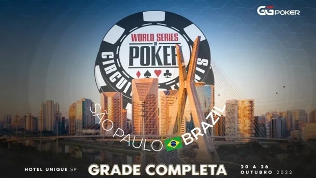 WSOP Circuit Brazil 2022 terá R$ 6 milhões garantidos e anel como recompensa