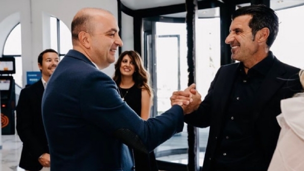 Luis Figo visited Digitain’s headquarters in Armenia for the first time as brand ambassador