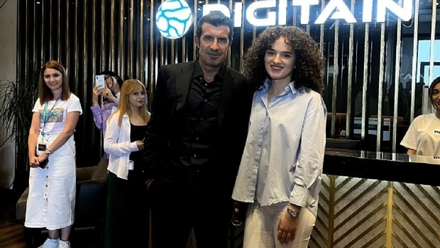 Luis Figo visited Digitain’s headquarters in Armenia for the first time as brand ambassador