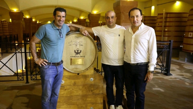 Luis Figo visited Digitain’s headquarters in Armenia for the first time as brand ambassador