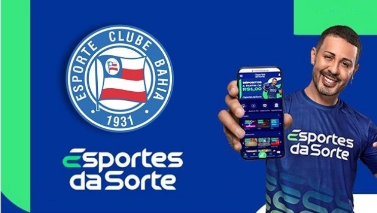 Bahia anuncia Esportes da Sorte como seu novo patrocinador máster