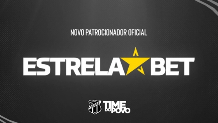 EstrelaBet acerta contrato de patrocínio de três anos com o Ceará