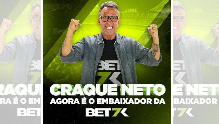 Neto entra para o mundo das apostas e é anunciado como embaixador da Bet7k