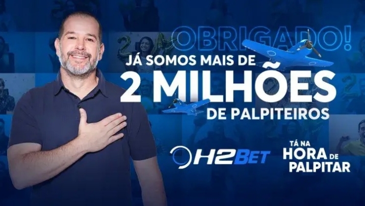 H2Bet supera a marca de 2 milhões de "palpiteiros"