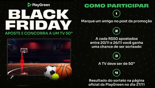 PlayGreen lança promoção de Black Friday para fim de ano