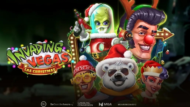 Play’n GO sets their sleigh-zers to fun with Invading Vegas: Las Christmas