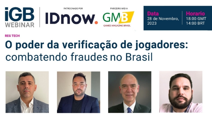 Oradores do webinar do iGB reforçam importância da verificação de jogadores no combate à fraude