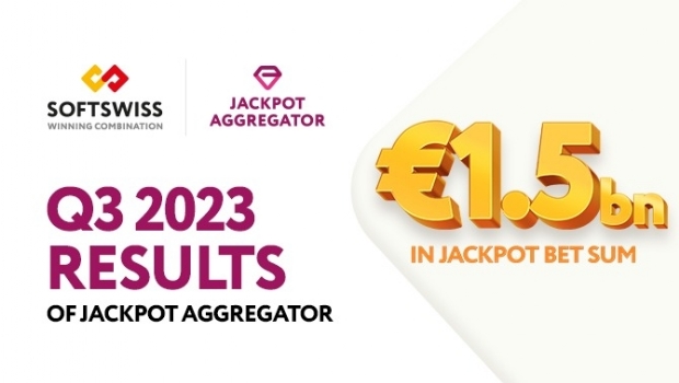 € 1,5 bilhão em Jackpot Bet Sum: SOFTSWISS Jackpot Aggregator revela os resultados do 3T
