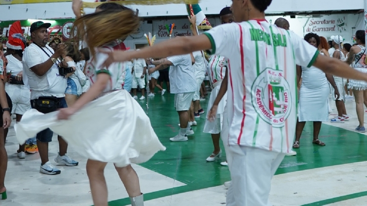 Esportes da Sorte patrocina Grande Rio durante ensaios para o Carnaval 2024