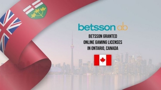 Betsson conquista licenças de jogos online em Ontário, Canadá