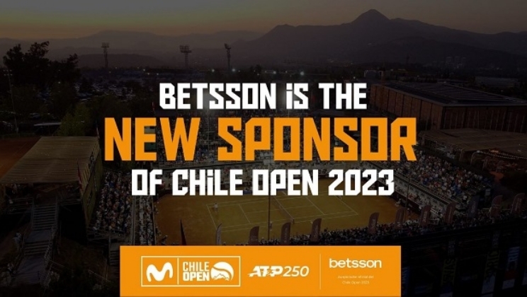 Betsson torna-se o principal patrocinador do campeonato de tênis Chile Open 2023