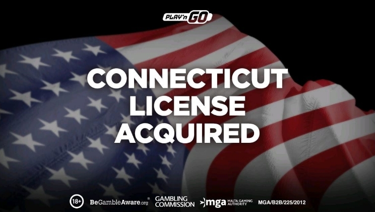 Play'n GO recebe licença em Connecticut