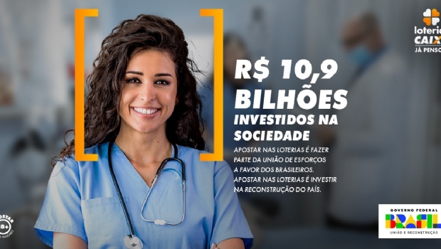 Loterias Caixa lança campanha para destacar a importância dos repasses para áreas sociais