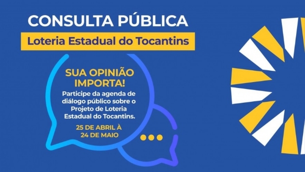 Governo do Tocantins abre consulta sobre projeto da Loteria Estadual