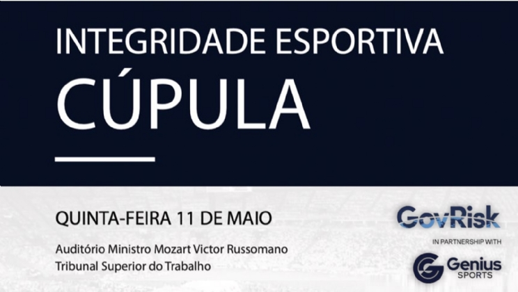 GovRisk e Genius Sports anunciam a realização da 2ª Cúpula da Integridade Esportiva em Brasília