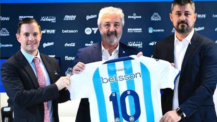 Betsson assina acordo de patrocínio com Racing Club na Argentina