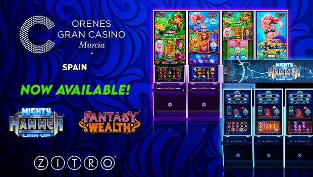 Orenes Gran Casino Murcia lança os novos jogos da Zitro