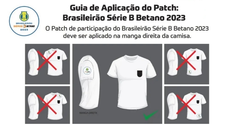 CBF pede a clubes da Série B usar nas camisas patch com Betano e abre conflito com dirigentes