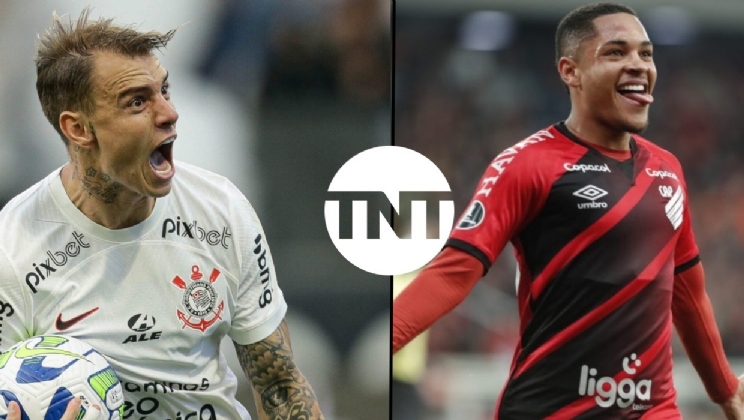 TNT anuncia transmissão exclusiva de Athletico x Corinthians na TV após liderar audiência