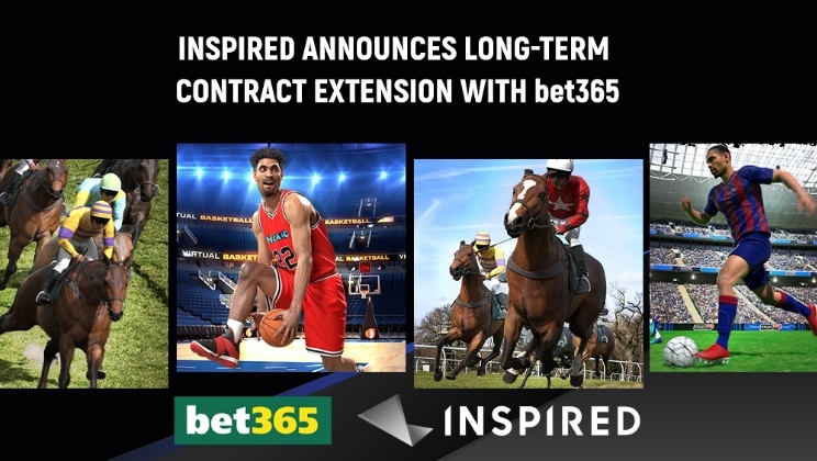 Inspired assina extensão de contrato com a bet365 para conteúdo de esportes virtuais