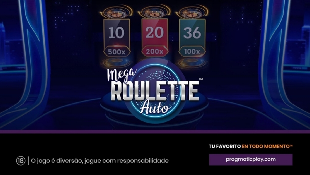 Pragmatic Play dá uma reviravolta em um clássico do cassino ao vivo com a Auto Mega Roulette