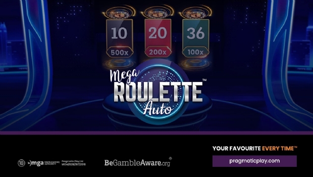 Pragmatic Play puts a new spin on a live casino classic with Auto Mega Roulette