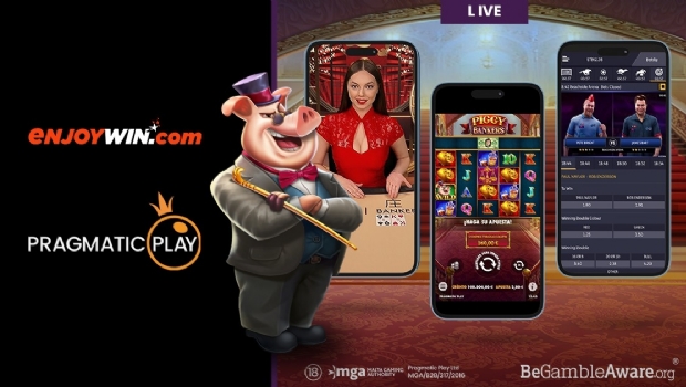 Pragmatic Play content goes live with Enjoywin across Latin America