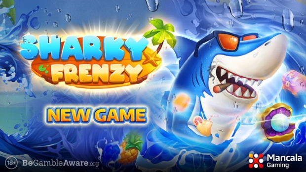 Mancala Gaming lança novo jogo de slot Sharky Frenzy