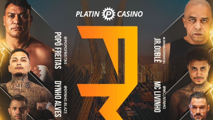 Platincasino abre apostas para card principal de lutas de MMA que terá Popó, Livinho e Dynho Alves