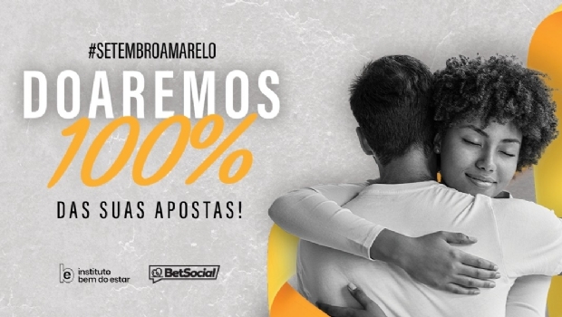 Betmotion apoia Setembro Amarelo e doará 100% das apostas em campanha contra suicídio