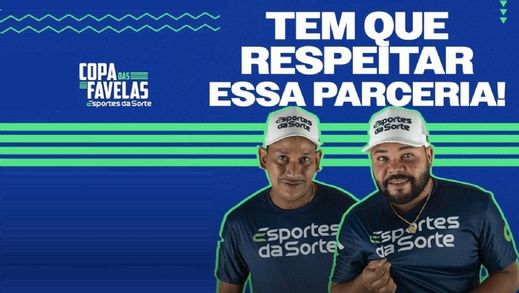 Esportes da Sorte anuncia patrocínio para a Copa das Favelas 2023