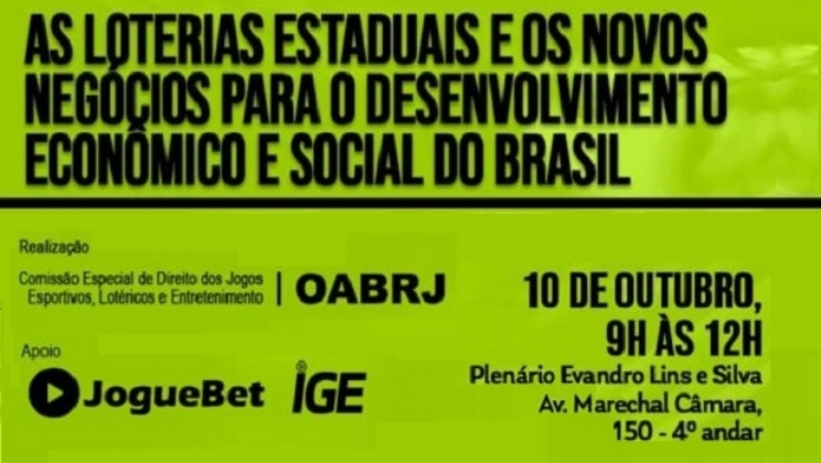 OAB/RJ volta a discutir loterias estaduais para que o Brasil encontre o melhor modelo de exploração