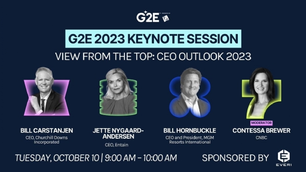 Principais CEO’s do setor de jogos são anunciados para o Keynote G2E 2023