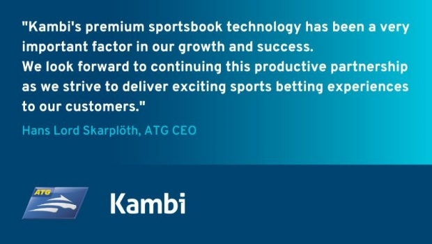 Kambi extends multi-channel sportsbook partnership with Swedish giant ATG