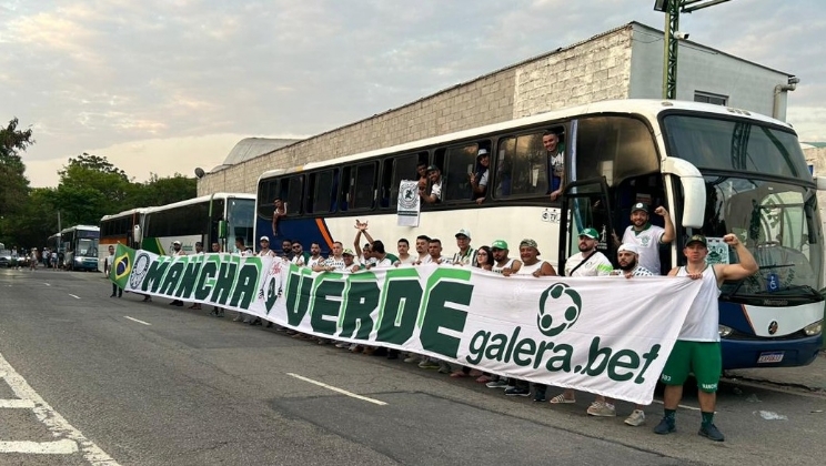 Galera.bet contribui com viagem da torcida do Palmeiras para duelo na Libertadores