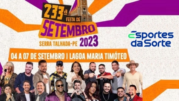 Esportes da Sorte sponsors musical event in the interior of Pernambuco