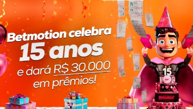 Betmotion comemora 15 anos, lança aplicativo e celebra indicações a prêmios