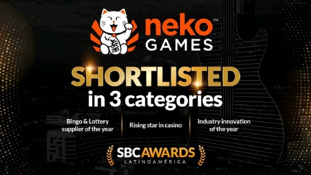 Neko Games celebrates triple nomination at the SBC Awards Latinoamerica 2023