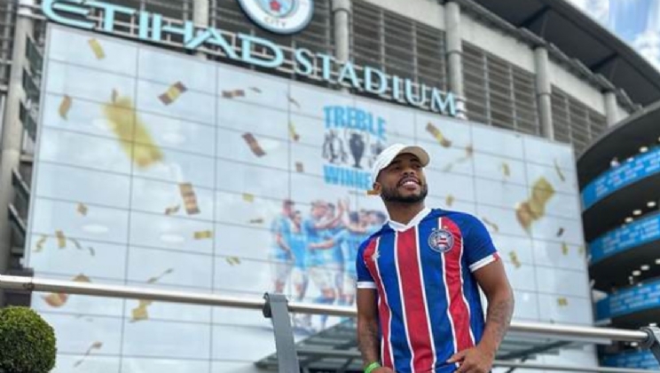 Novo embaixador da Esportes da Sorte Cristian Bell faz primeira ação durante o Bahia Day