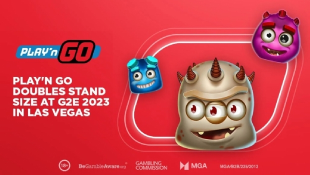 Play'n GO dobra o tamanho do estande na G2E 2023 em Las Vegas