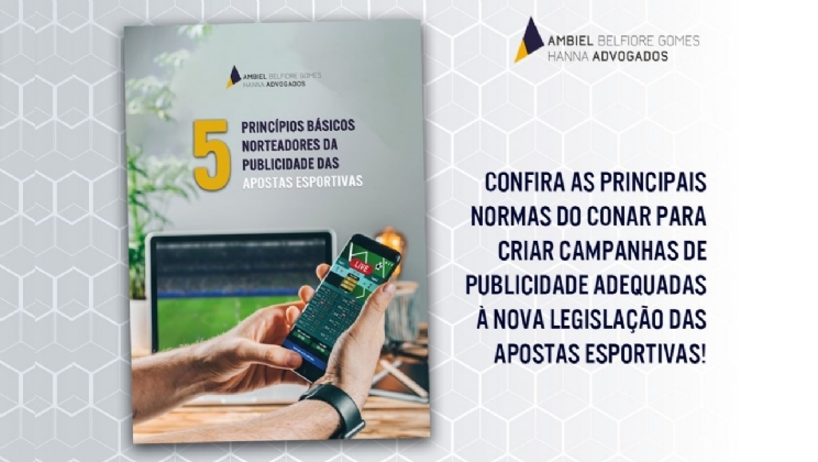 Ambiel Advogados lança e-book sobre as regras do Conar para apostas esportivas